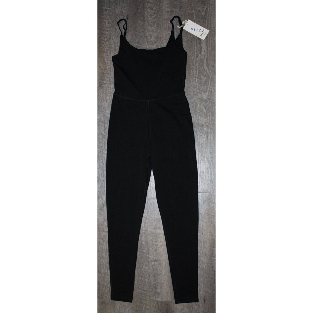 MATE the Label Organic Cotton Stretch Long Unitard BLACK SZ S NWT RARE! - Picture 4 of 4